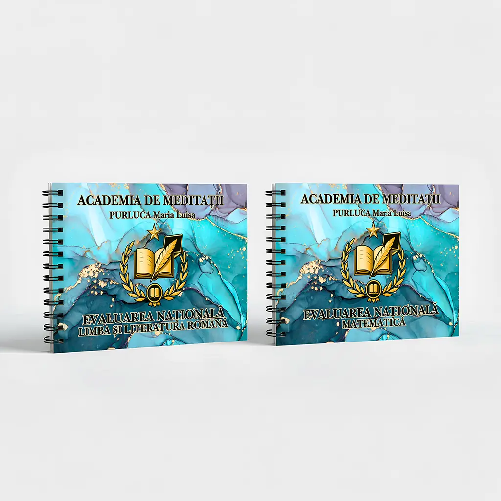 combo flashcard evaluare națională limba și literatura română + matematică - ghidul complet de pregătire